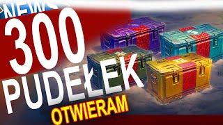 Otwieram 300 pudełek - co wypadnie? World of Tanks