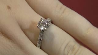 TR1040 Multi Stone Diamond Engagement Ring Dublin