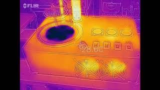 FLIR  video DIY Wilson cloud chamber