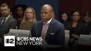 NYC Mayor Eric Adams testifies before House Oversight Committee about immigration policies