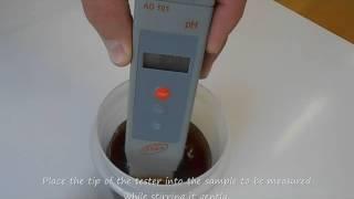 Adwa AD101 pH measurement