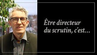 Être directeur du scrutin, c'est... Entrevue avec Gilbert Grenon