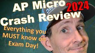 AP Microeconomics Exam 2024 Last Minute Crash Review