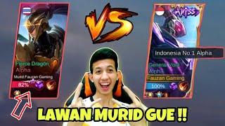 ALPHA FAUZAN GAMING LAWAN MURID SENDIRI!!