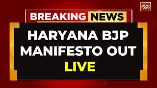 BJP Releases Haryana Manifesto | Assembly Elections News Live | BJP In Haryana | Haryana Election