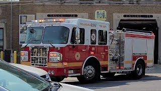 Philadelphia Fire Department NEW Engine 71 Responding **First Video**