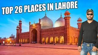 Top 26 Amazing Places in Lahore || Top 26 Amazing Places in Pakistan || Wide Angle Punjabi || (4k).