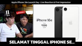 Live Reaction iPhone 16e : Desain Baru, A18 Chip, USB-C, 48 Megapixel… tapi…