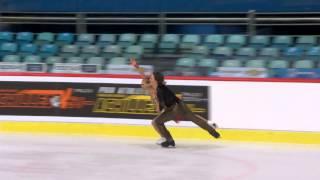 ISU 2014 Jr Grand Prix Zagreb Short Dance Carolina MOSCHENI / Adam LUKACS HUN