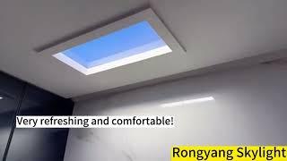 Artificial Skylight: Smart Led Fake Faux  Window create sunlight and blue sky