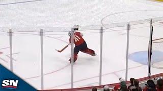 Anthony Stolarz Sets Up Anton Lundell With UNBELIEVABLE Pass