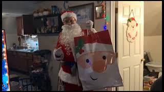 Santa visiting the Boian family house hold Christmas 2024