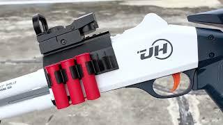  Unboxing and Review: JH2027 XM1014 Shell Ejection Throwing Manual Blaster for Kids! 