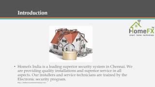 Best Security System in Chennai | Homefx India