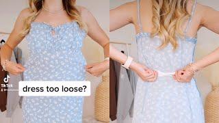 Dress Too Loose? Try This Hack!! 