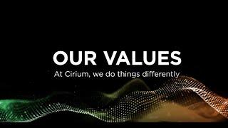 Cirium's Values