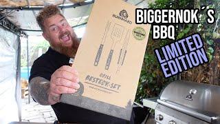 Biggernok´s BBQ Grill Besteck Set von Burnhard - Limited Edition -BBQ & Grillen für jedermann