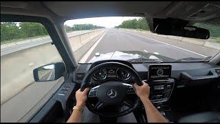 Highspeed with G Wagon on german Autobahn