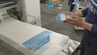 Semi automatic facial tissue carton box packing production line