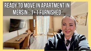 Furnished apartment for sale in Mersin. Excellent 1+1 in Tece