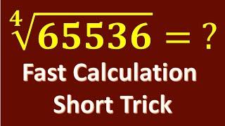 4th Root of 5 Digit Numbers II Vedic Math Trick II Calculate Quickly & Accurately #viral #video