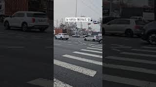 눈 내리는 행단보드 앞  신찬진IC