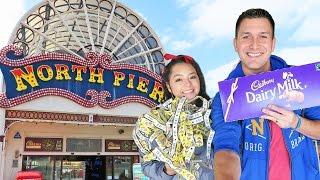 Exploring the North Pier Arcade in Blackpool, England!!!