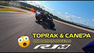 Toprak Razgatlıoğlu & Canepa onboard in Mugello with the R1M!