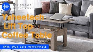 Yaheetech 38.6 Inches W Lift-Top Coffee Table (Laminated Finish) Installation Guide #coffeetable