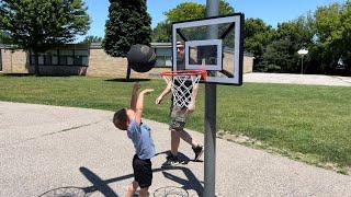 Silverback Junior Youth 33" Basketball Hoop with Lock ‘n Rock Mounting Technology Mounts Poles