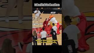 Conor McGregor sends Miami Heat mascot to ER!  #conormcgregor #miamiheat #mascot #youtubeshorts