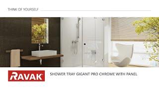 RAVAK installation instructions - Gigant Pro Chrome shower tray with panel