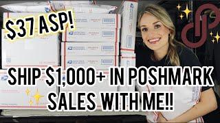 $1,000+ in Sales Over 3 Days on Poshmark!! Ship With Me & See What Sold FAST For a GREAT Profit $$$