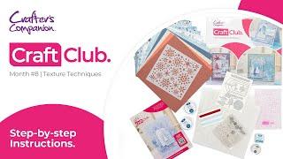 Monthly Craft Club #8:Texture Techniques