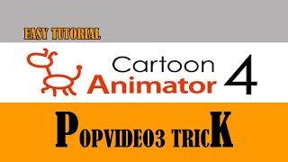 Tutorial Cartoon Animator 4 using pop video as Props