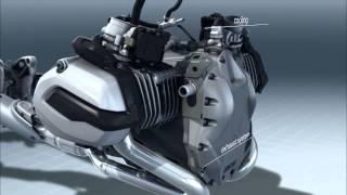 BMW Motorcycles R1200GS Water-Cooled Boxer Engine (internal view) Video