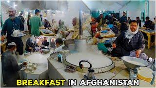 A Delicious Start: Breakfast Delights in Afghanistan | Traditional Morning foods | 4K