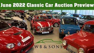 WB & Sons June 2022 Classic Car Auction Preview - Quirky Brits & 90s Japanese Legends!