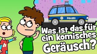   Kinderlied Ratespiel | Was ist das für ein komisches Geräusch? - Hurra Kinderlieder