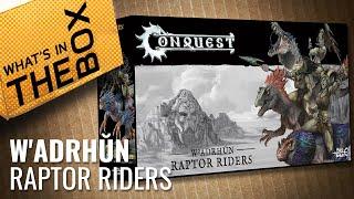 Unboxing: Conquest W'adrhŭn Raptor Riders | Para Bellum Wargames