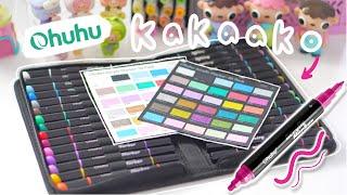 Ohuhu acrylic markers 30 COLOUR SWATCH!! (Kakaako)