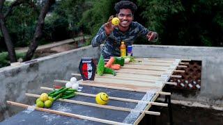 Ball Throwing Food Eating Challenge  Game ....Must watch Fun..