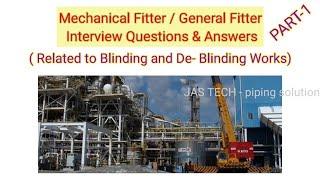 Mechanical Fitter / General Fitter Interview questions & Answers