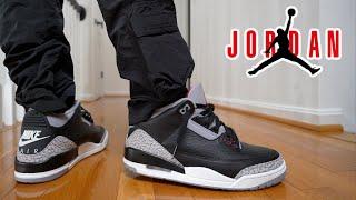 QUALITY ISSUES THAT BAD  JORDAN 3 BLACK CEMENT