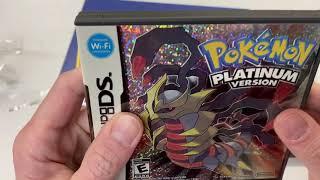 Opening a sealed copy of Pokemon Platinum