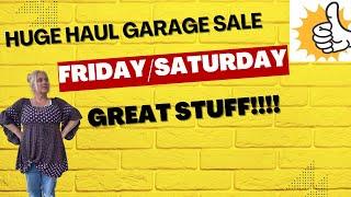 Weekend yard sales/estate sales!!!  HUGE HAUL that will make money!!  Check it out!!!