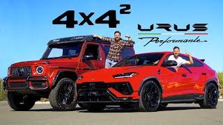 2023 Lamborghini Urus Performante vs Mercedes-AMG G63 4x4 Squared // $350,000 Boss Battle