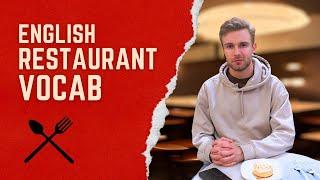 Going To A Restaurant - English Phrases and Vocabulary You NEED To Know!