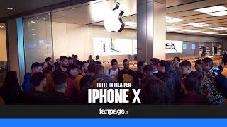 iPhone X: iniziate le file per acquistare il nuovo smartphone di Apple