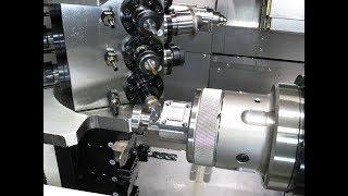 Quicktech T8 Hybrid Twin Spindle Mill/Turn Center with Turret & B-Axis Gang Slide